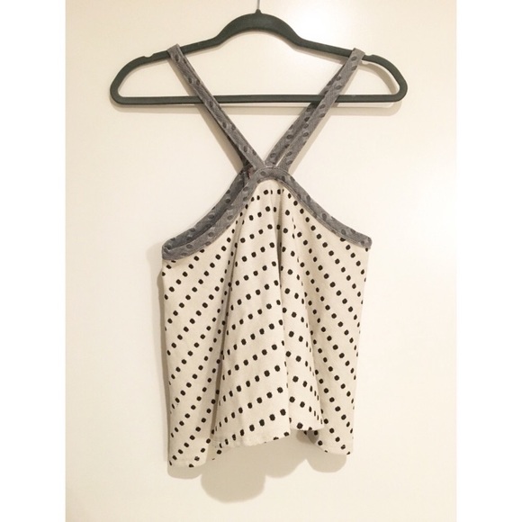 Anthropologie polka dot halter top 9-H15 StCL - Picture 4 of 5